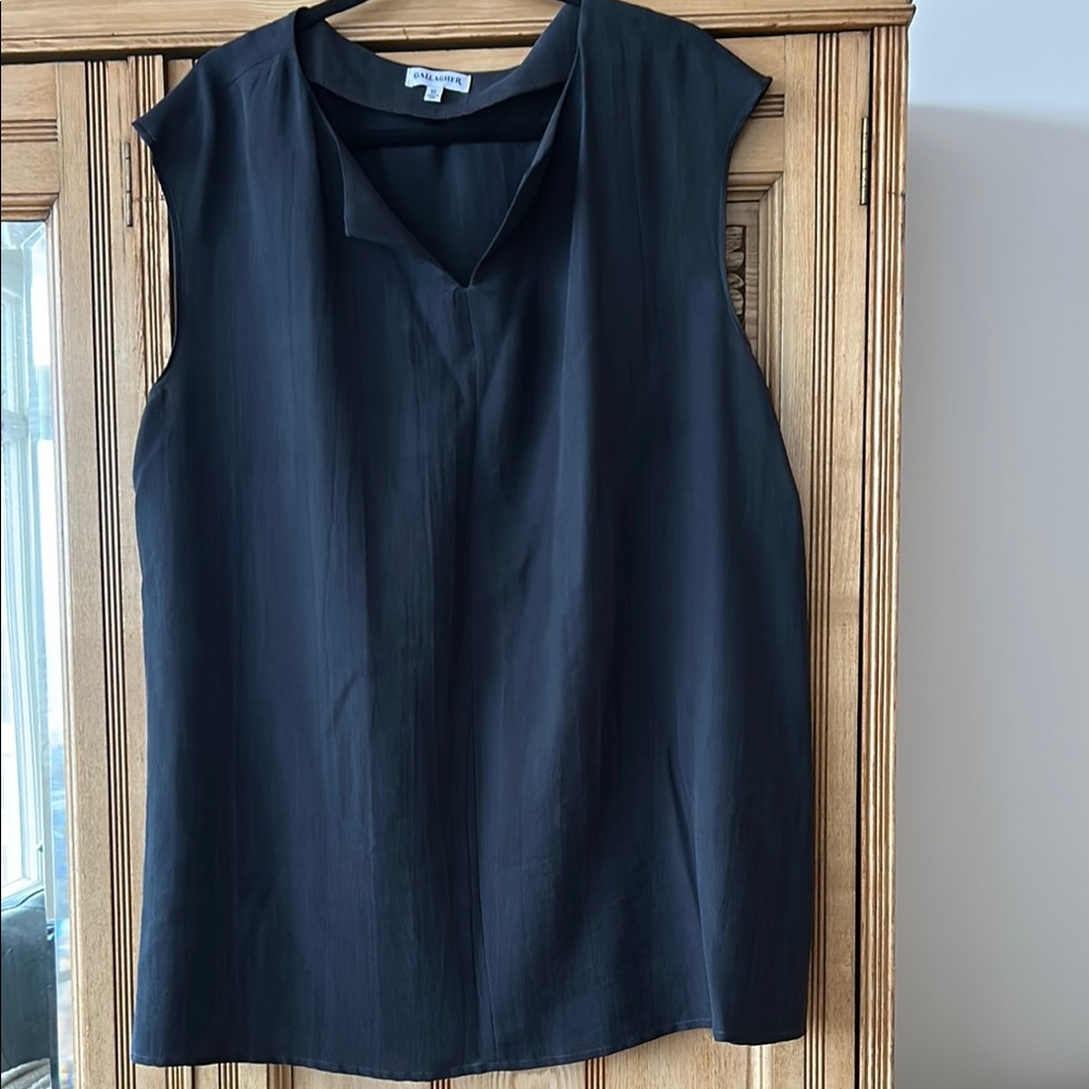 Gallagher Black Sleeveless Top
